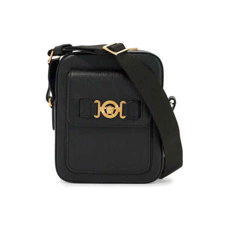 VERSACE-Medusa Biggie Leather Crossbody Bag-JOHN JULIA