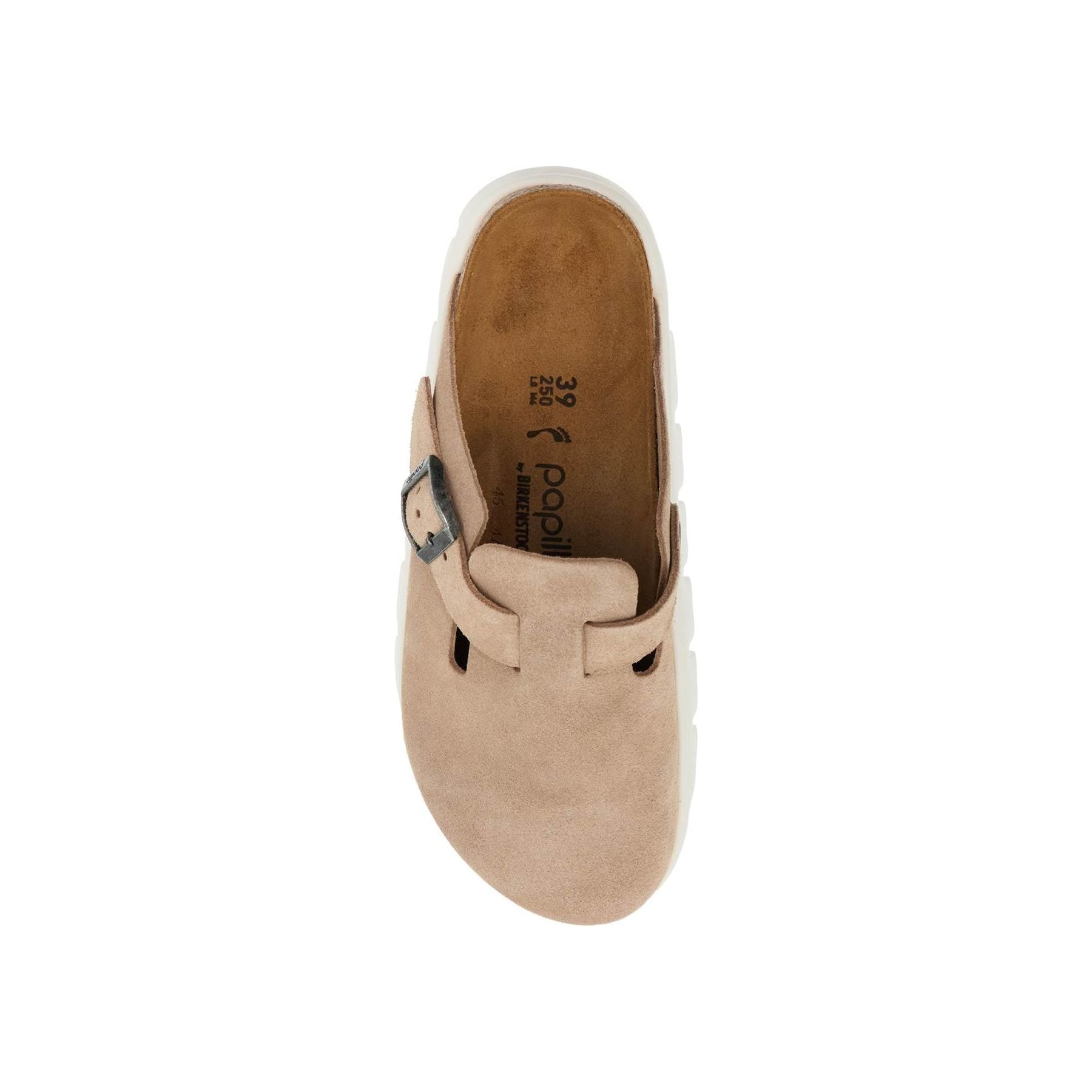 Boston Chunky Suede Leather Clog