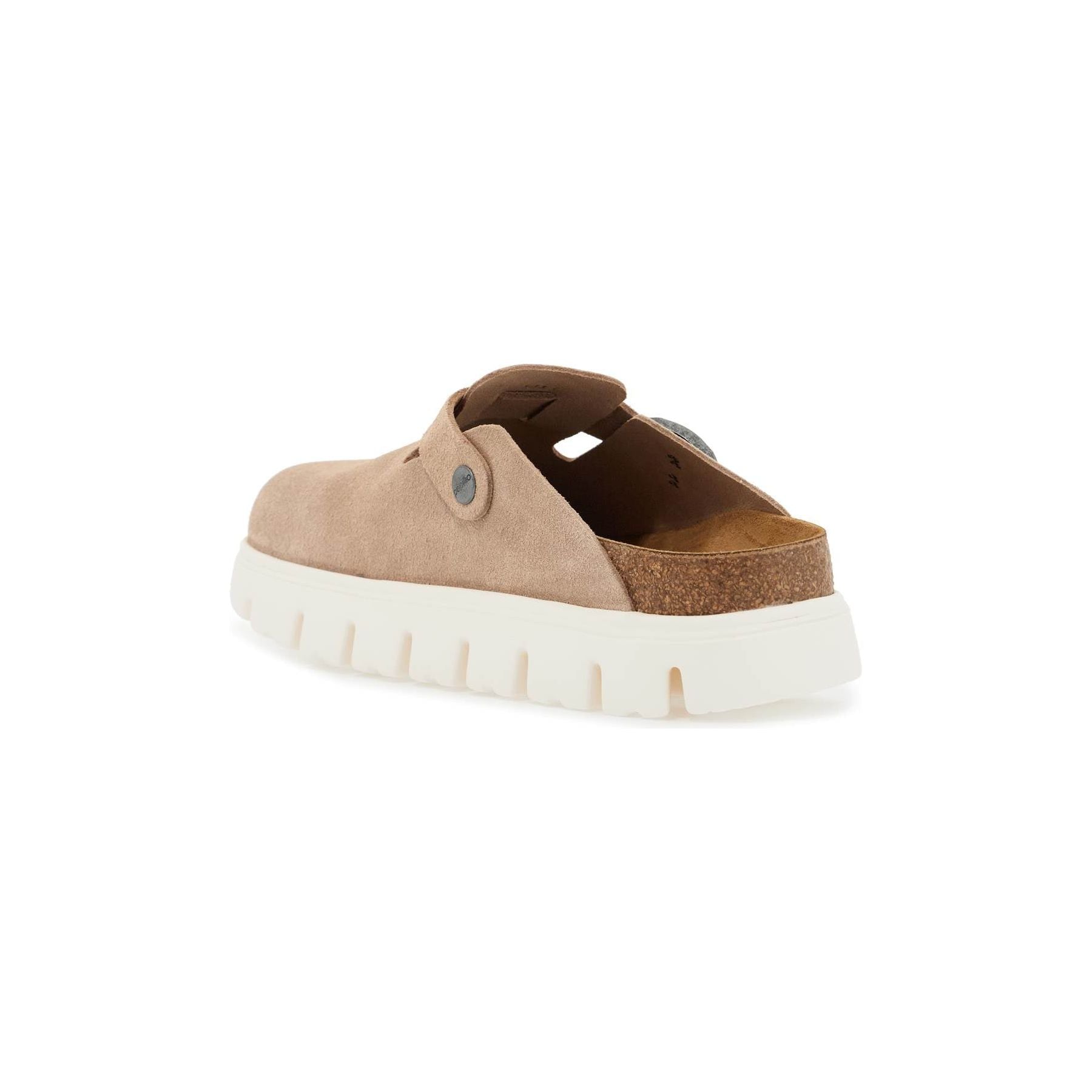 Boston Chunky Suede Leather Clog