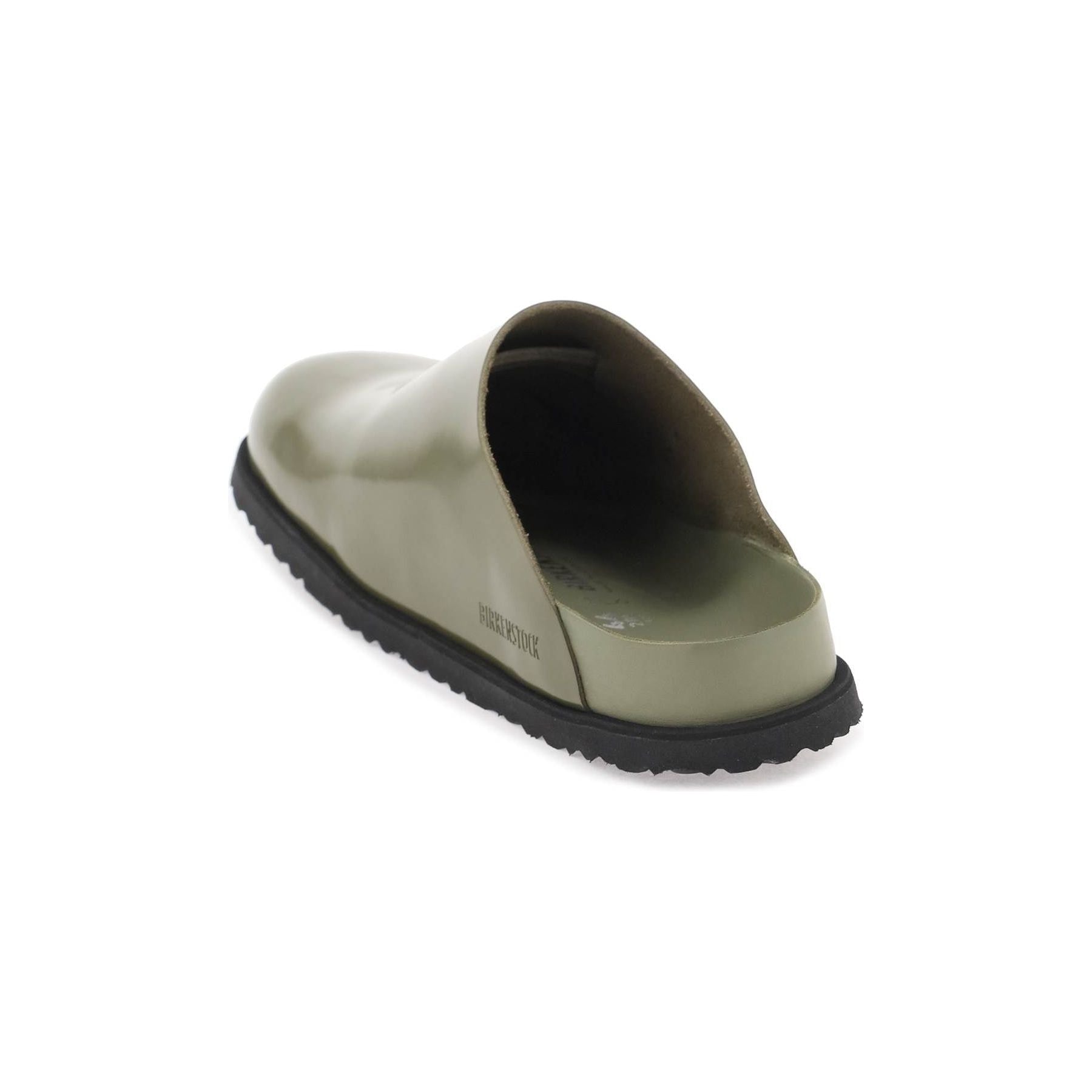 Niamey Shiny Leather Sabot Clogs