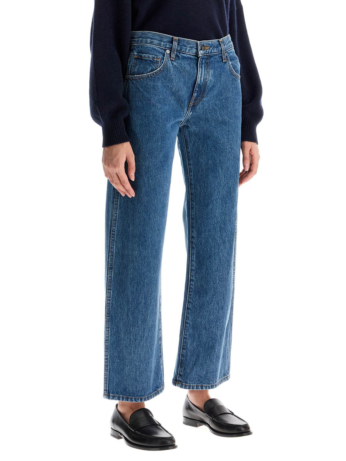 Cropped Kerrie Jeans-KHAITE-JOHN JULIA