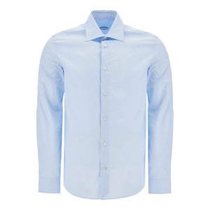 VINCENZO DI RUGGIERO-Slim Fit Twill Shirt For Men -JOHN JULIA.