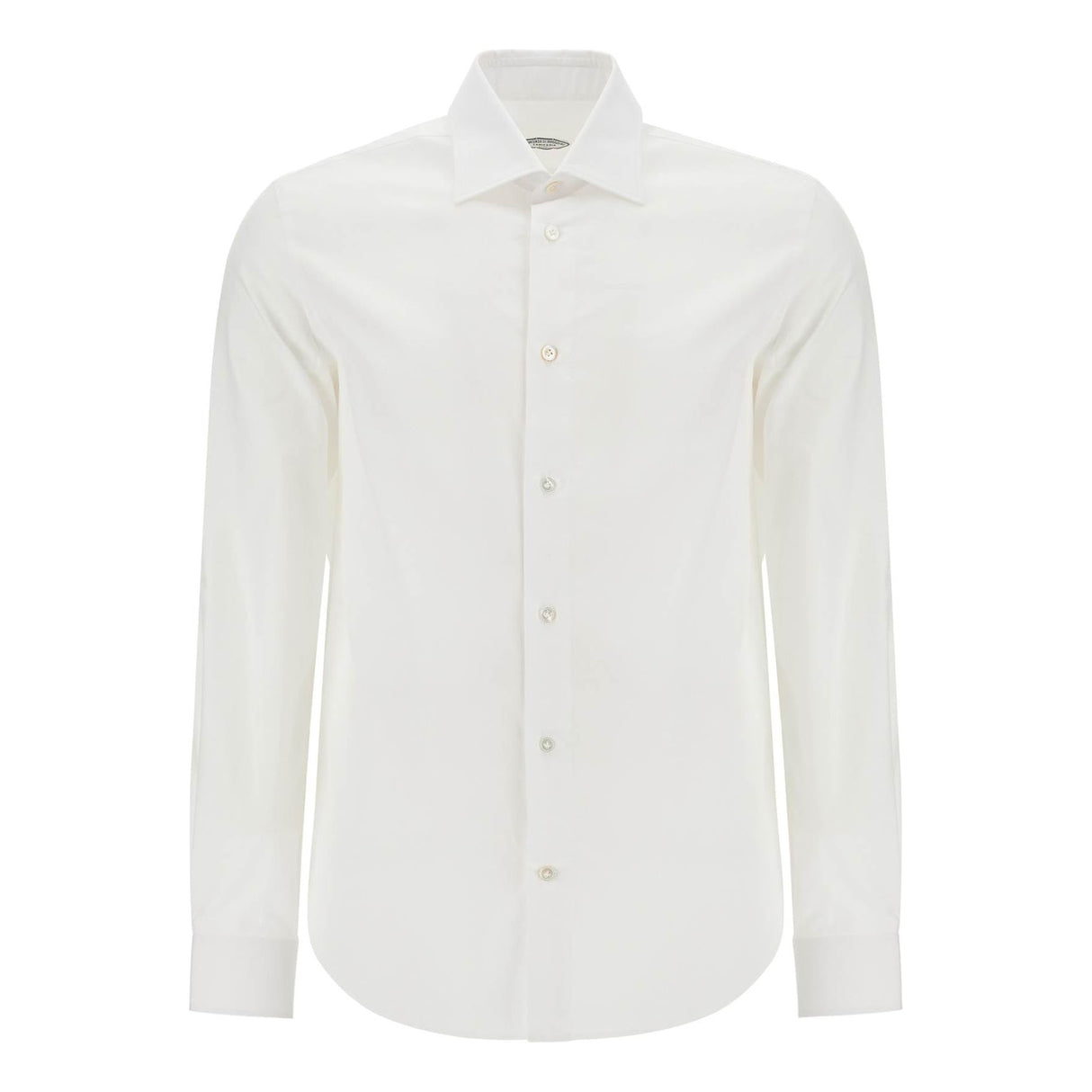 VINCENZO DI RUGGIERO-Slim Fit Twill Shirt For Men -JOHN JULIA.