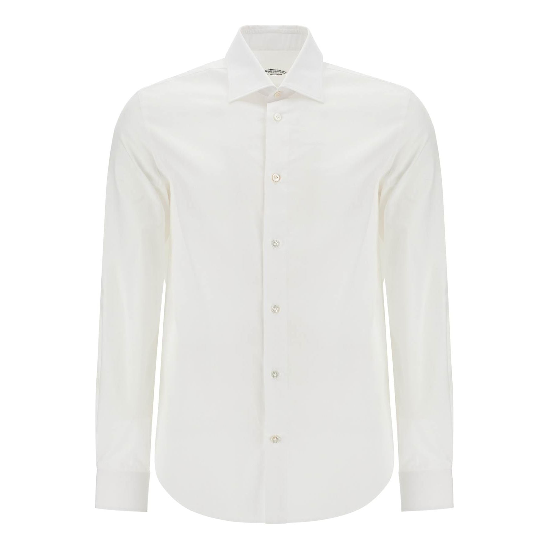 VINCENZO DI RUGGIERO-Slim Fit Twill Shirt For Men -JOHN JULIA.