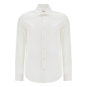 VINCENZO DI RUGGIERO-Slim Fit Twill Shirt For Men -JOHN JULIA.