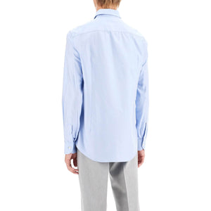 VINCENZO DI RUGGIERO-Slim Fit Twill Shirt For Men -JOHN JULIA.