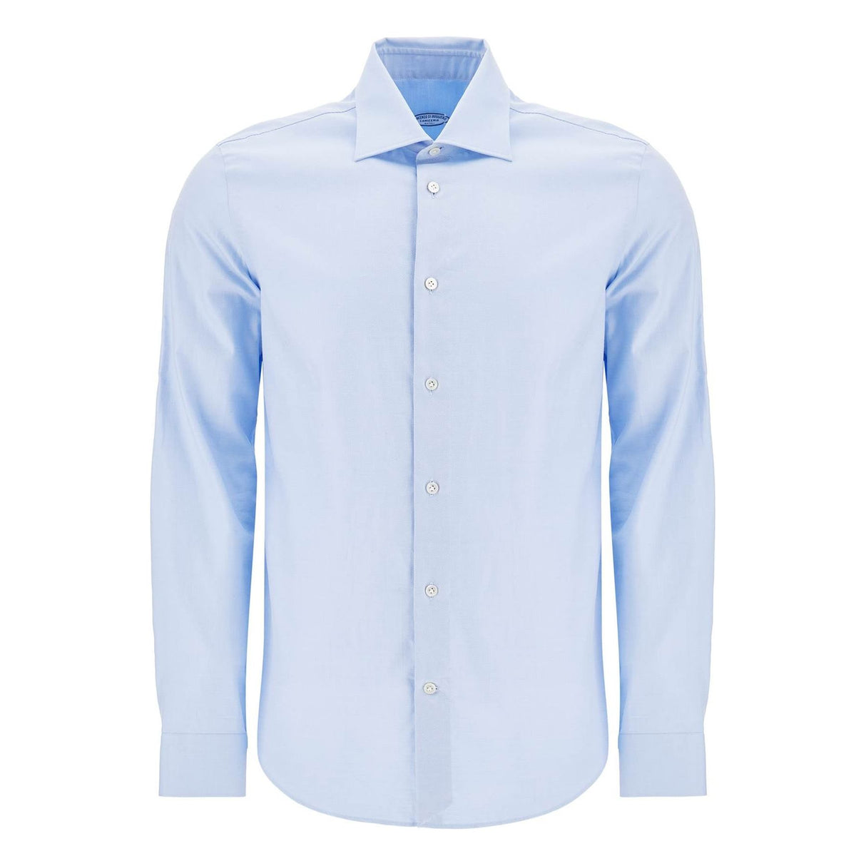 VINCENZO DI RUGGIERO-Slim Fit Twill Shirt For Men -JOHN JULIA.