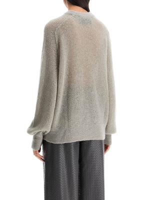 Mohair Blend Pullover Sweater-ROTATE-JOHN JULIA