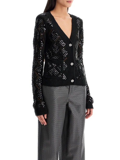 Perforated Cardigan With-ROTATE-JOHN JULIA