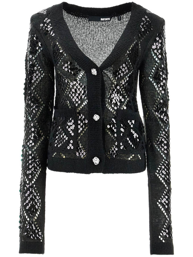 Perforated Cardigan With-ROTATE-JOHN JULIA