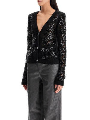 Perforated Cardigan With-ROTATE-JOHN JULIA