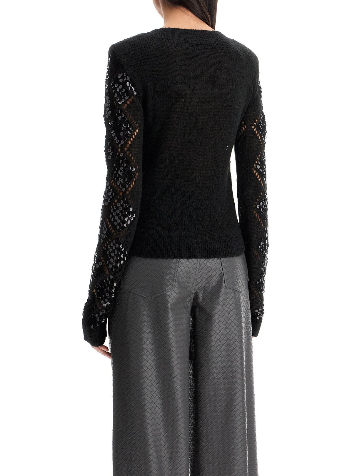 Perforated Cardigan With-ROTATE-JOHN JULIA