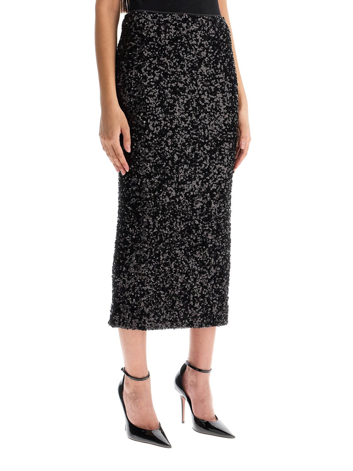 Midi Sequin Skirt-Rotate-JOHN JULIA