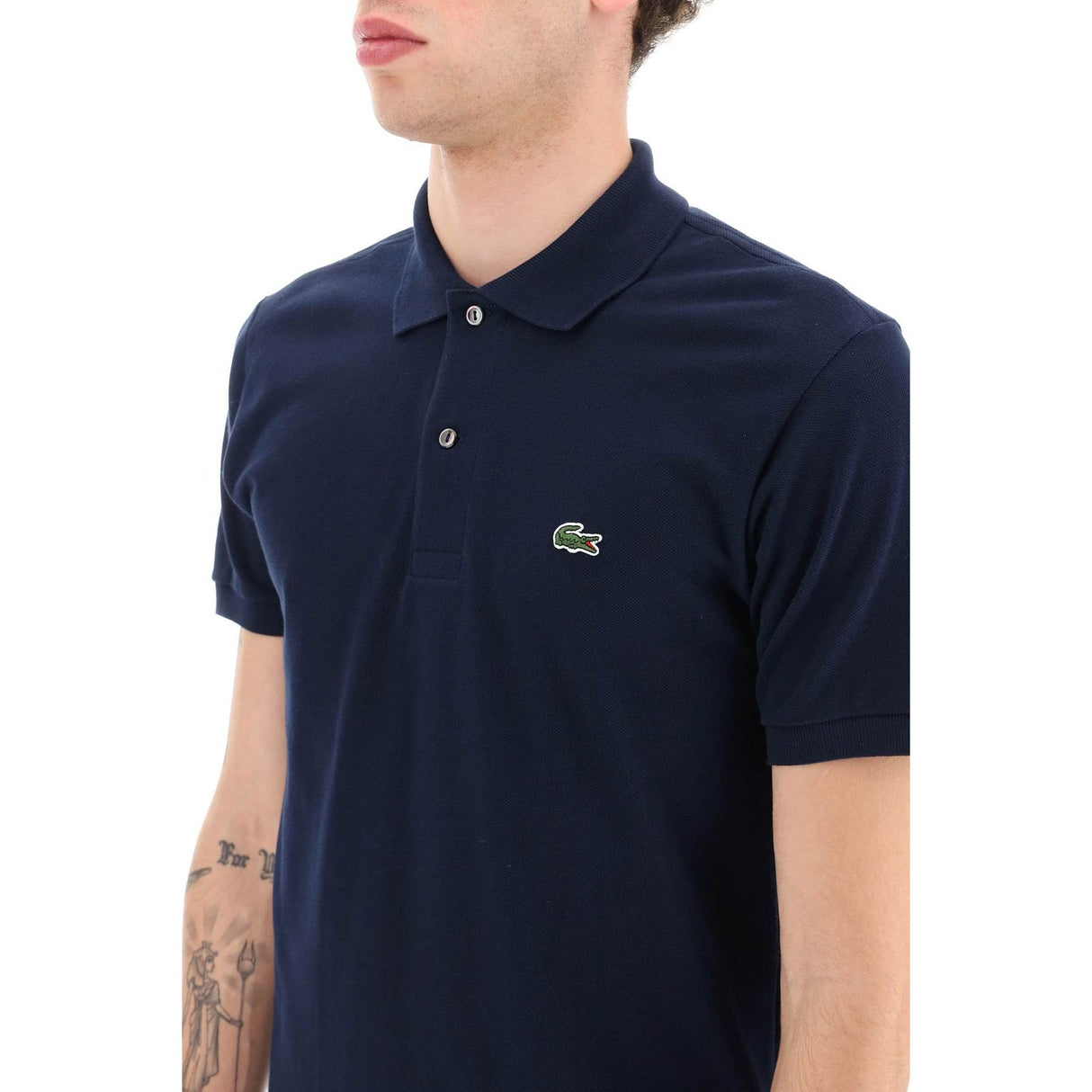 LACOSTE-Cotton Piquet Polo -JOHN JULIA.