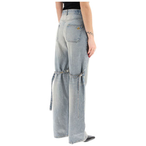 Denim Sailor-style Baggy