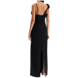 Long Dress With Sculptural Neckline