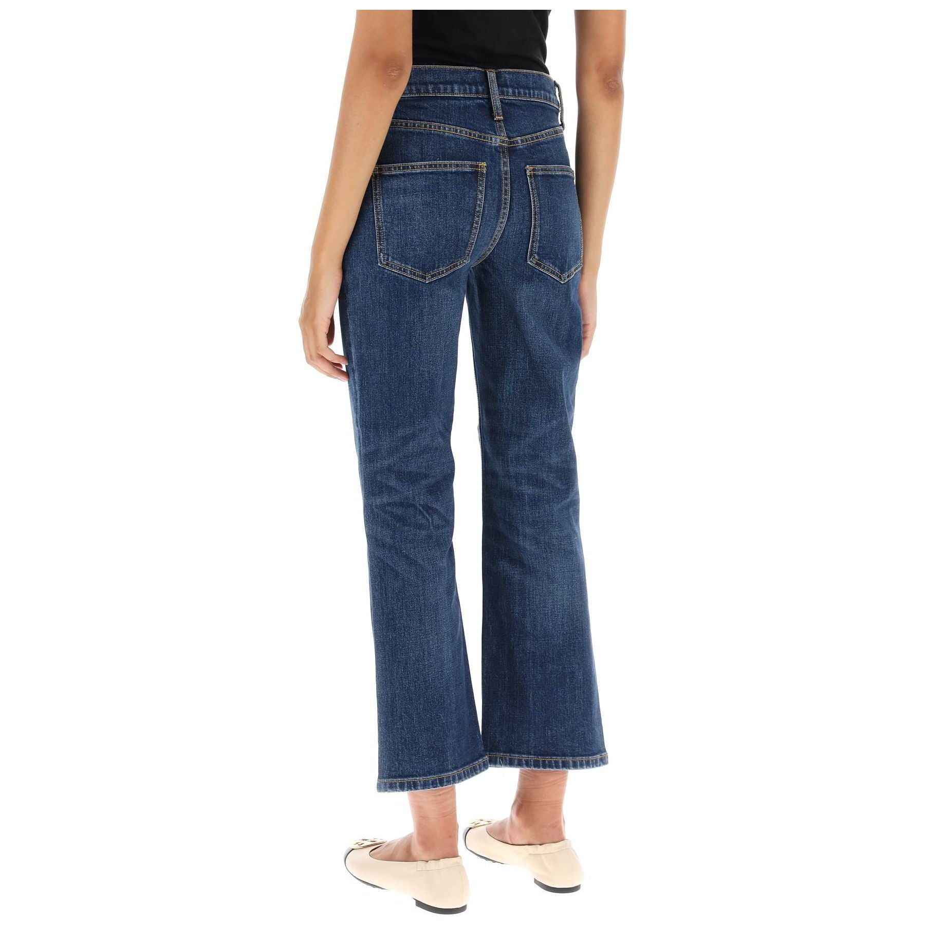 Cropped Flared Jeans