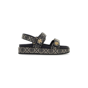 Kira T Monogram Sandals