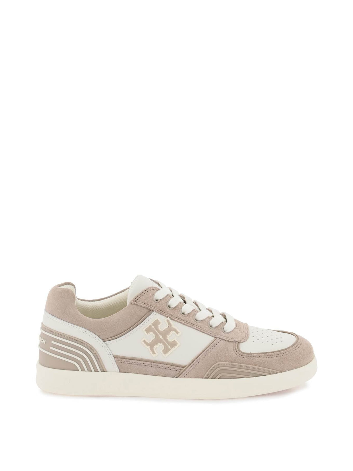 Clover Court Leather Sneakers-Tory Burch-JOHN JULIA