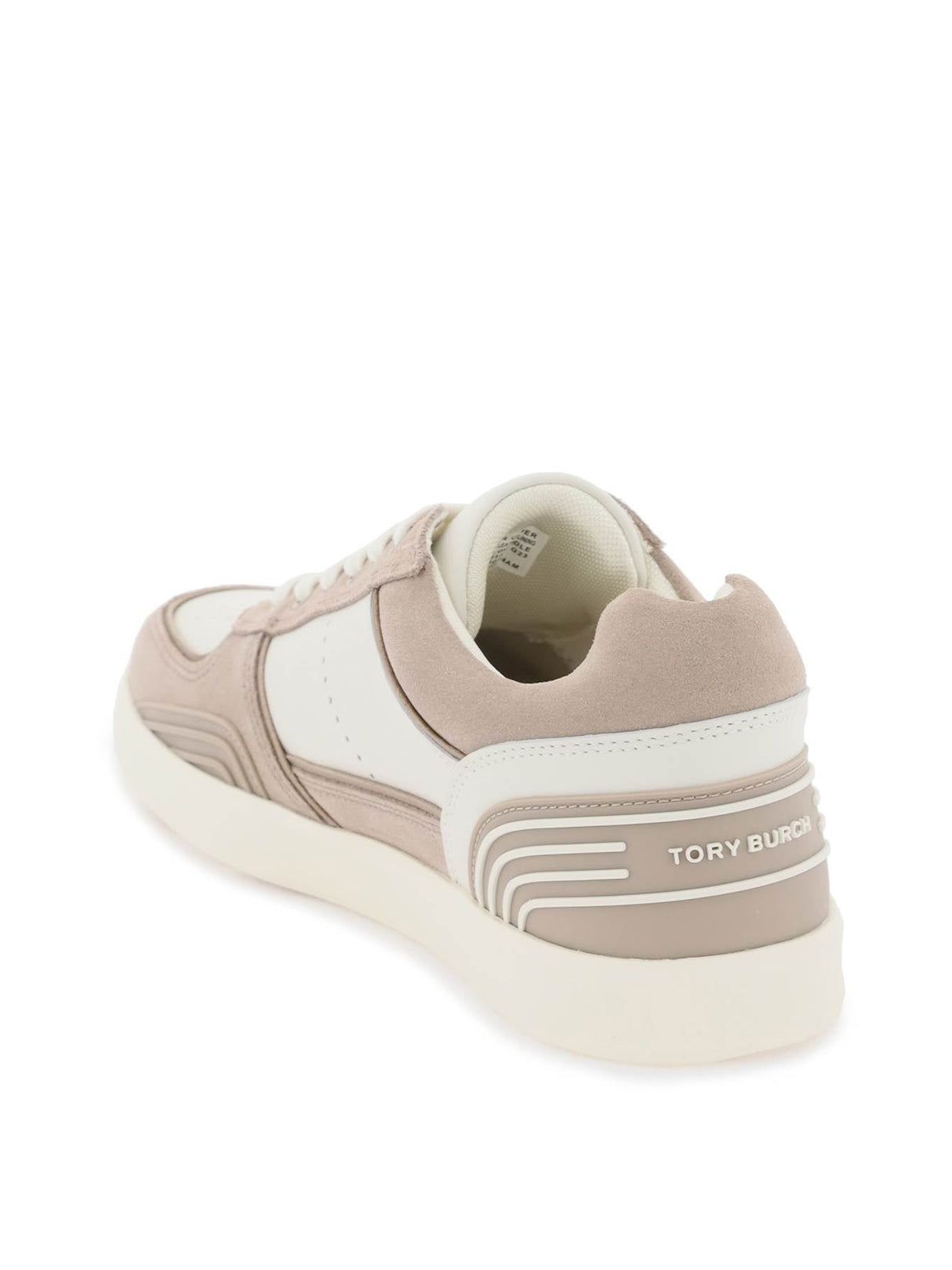 Clover Court Leather Sneakers-Tory Burch-JOHN JULIA