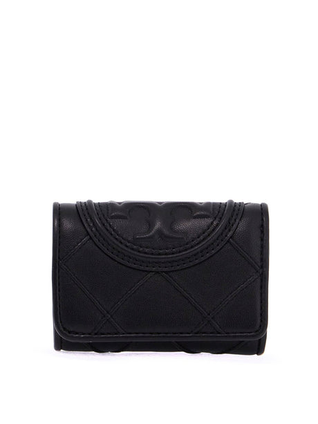 Quilted Tri-Fold Wallet-Tory Burch-JOHN JULIA