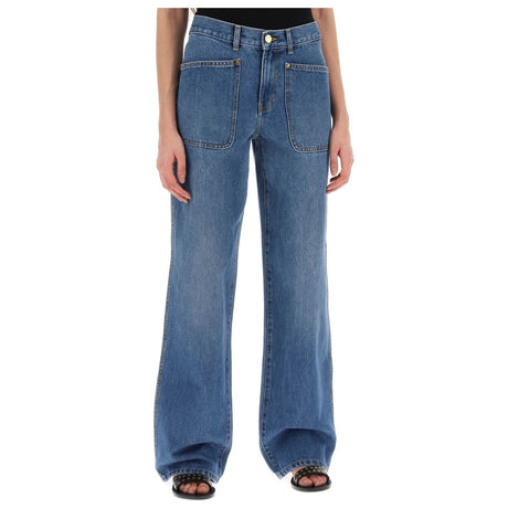 High-Waisted Vintage Cargo Jeans