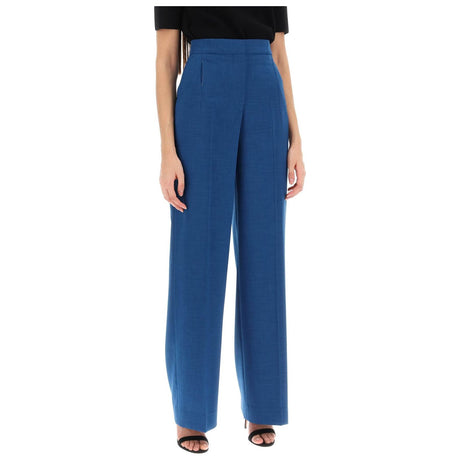 Techno Gabardine Wide Leg Pants