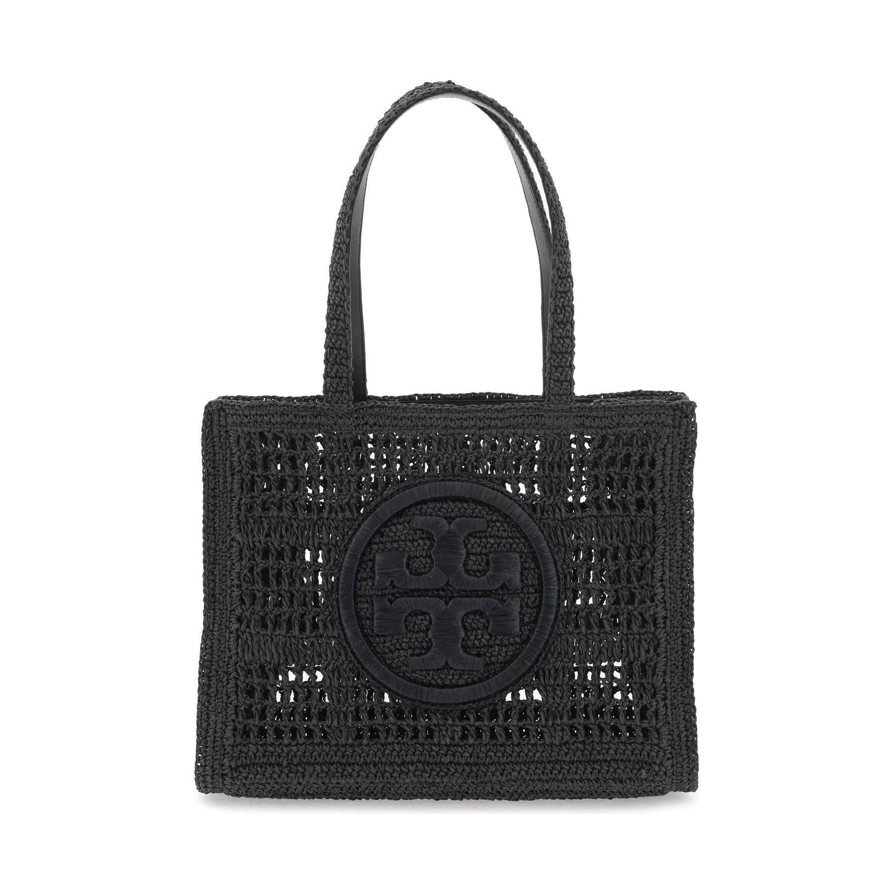 Ella Crochet Raffia Tote Bag