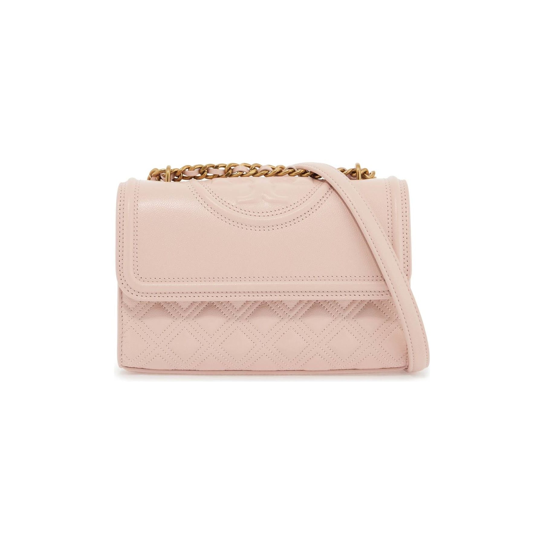 Fleming Small Quilted Shoulder Bag - Gold Hardware