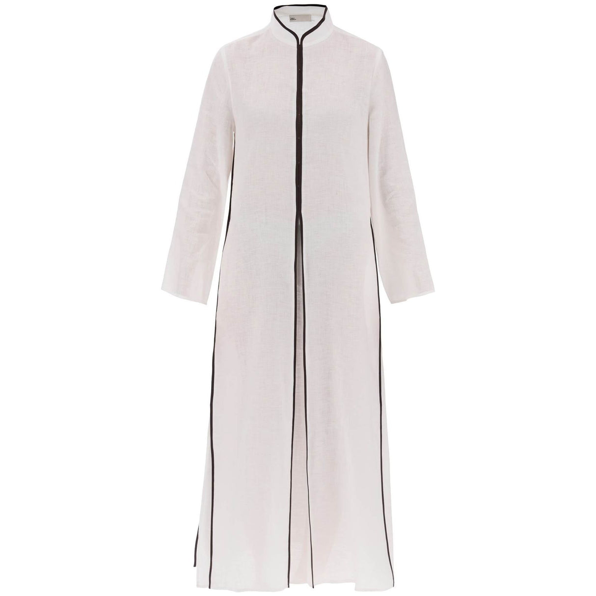 Long Linen Caftan Dress