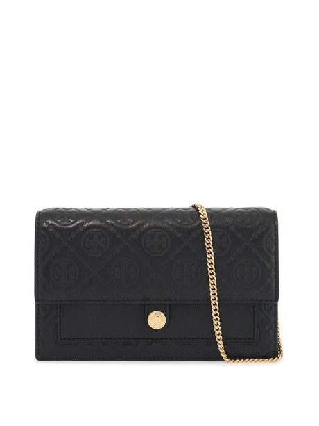 Mini T Monogram Leather Bag-Tory Burch-JOHN JULIA