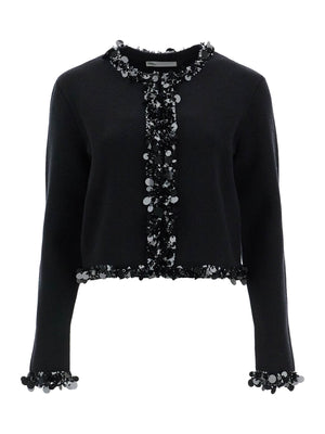 Beaded Knit Cardigan-Tory Burch-JOHN JULIA