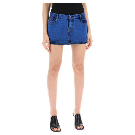 Foam Denim Miniskirt VIVIENNE WESTWOOD JOHN JULIA.