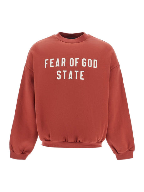 Crewneck Fleece Sweatshirt-Fear of God Essentials-JOHN JULIA