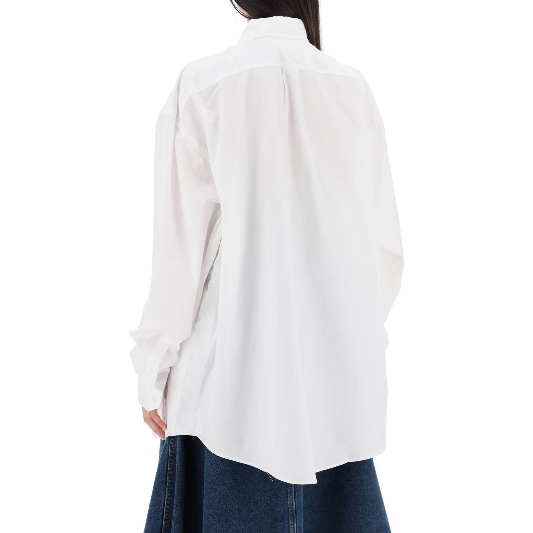 Oversized Moldable Cotton Shirt