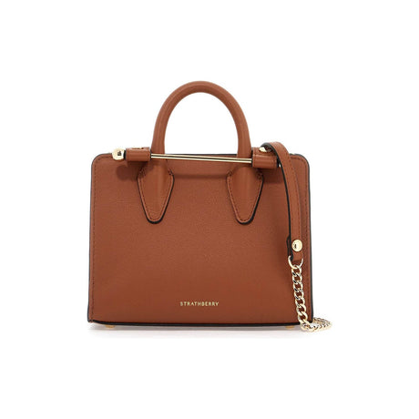 STRATHBERRY-Nano Tote Leather Bag -JOHN JULIA.