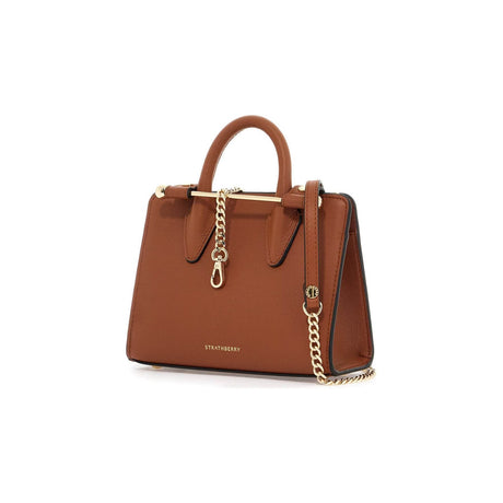 STRATHBERRY-Nano Tote Leather Bag -JOHN JULIA.