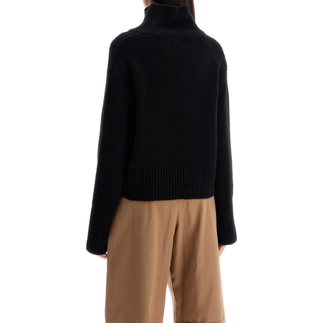 LISA YANG-High Necked Fleur Sweater -JOHN JULIA.