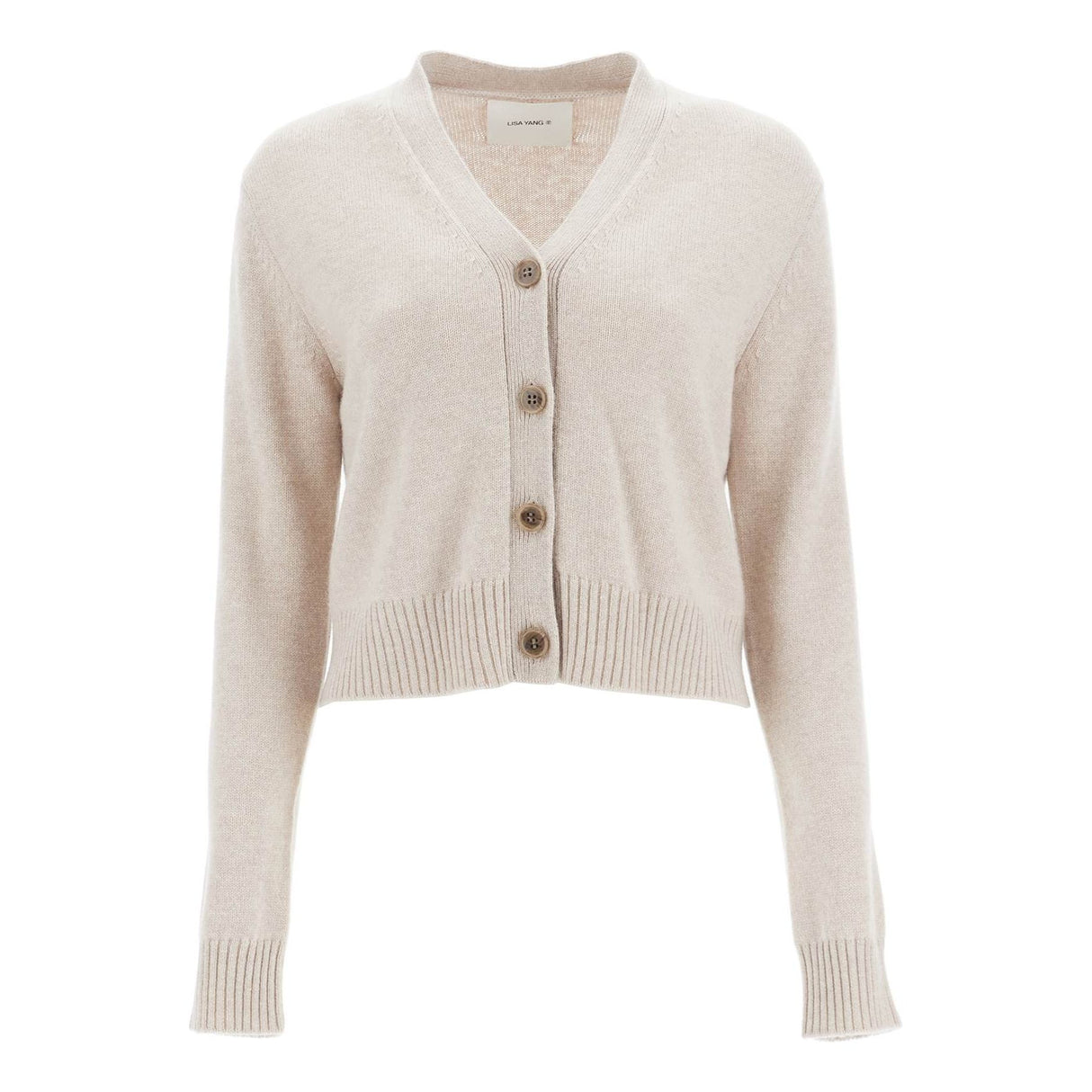 LISA YANG-Marion Cashmere V-Neck Cardigan -JOHN JULIA.