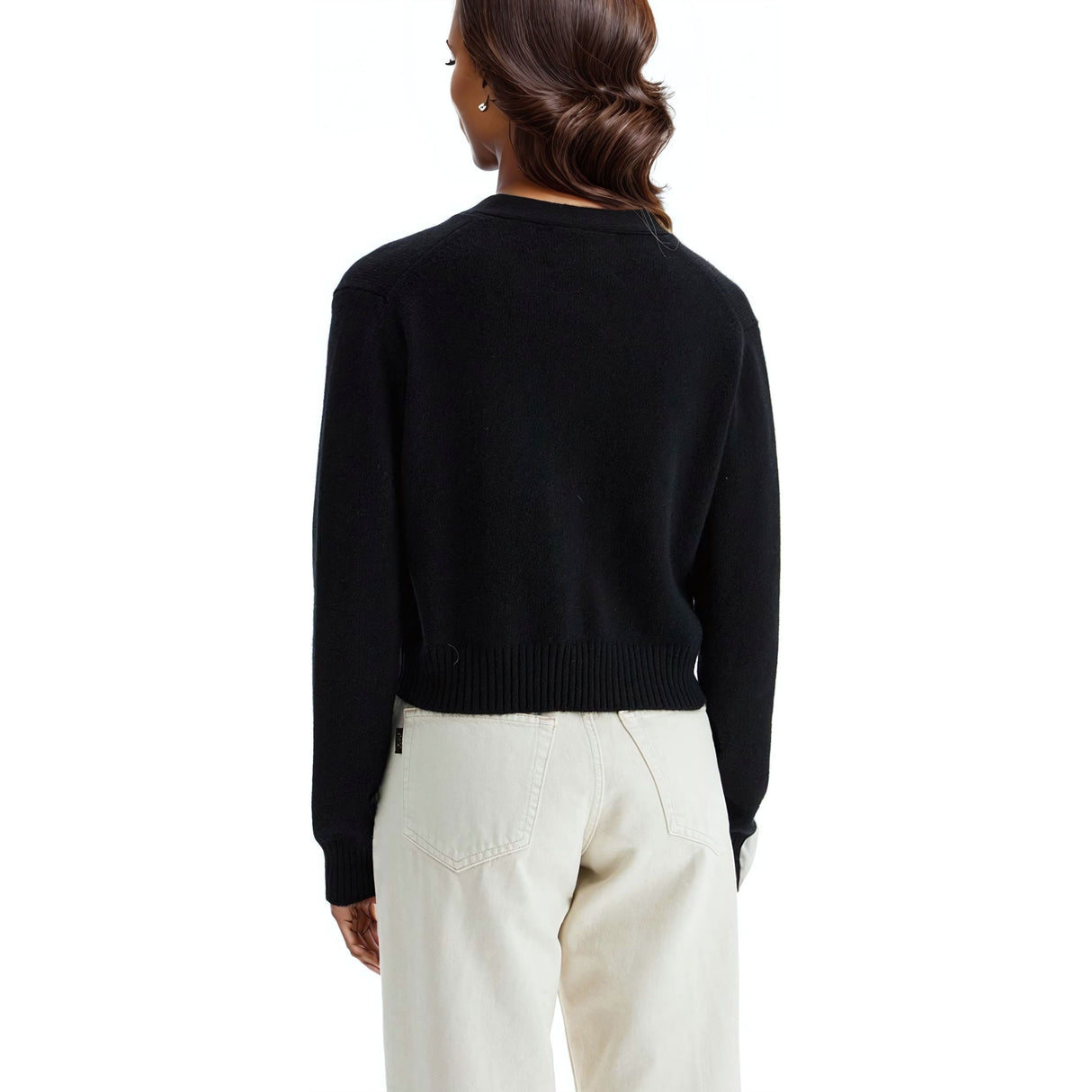 LISA YANG-Marion Cashmere V-Neck Cardigan -JOHN JULIA.