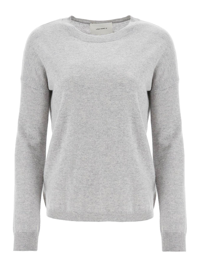 Dea Crewneck Cashmere Sweater-LISA YANG-JOHN JULIA