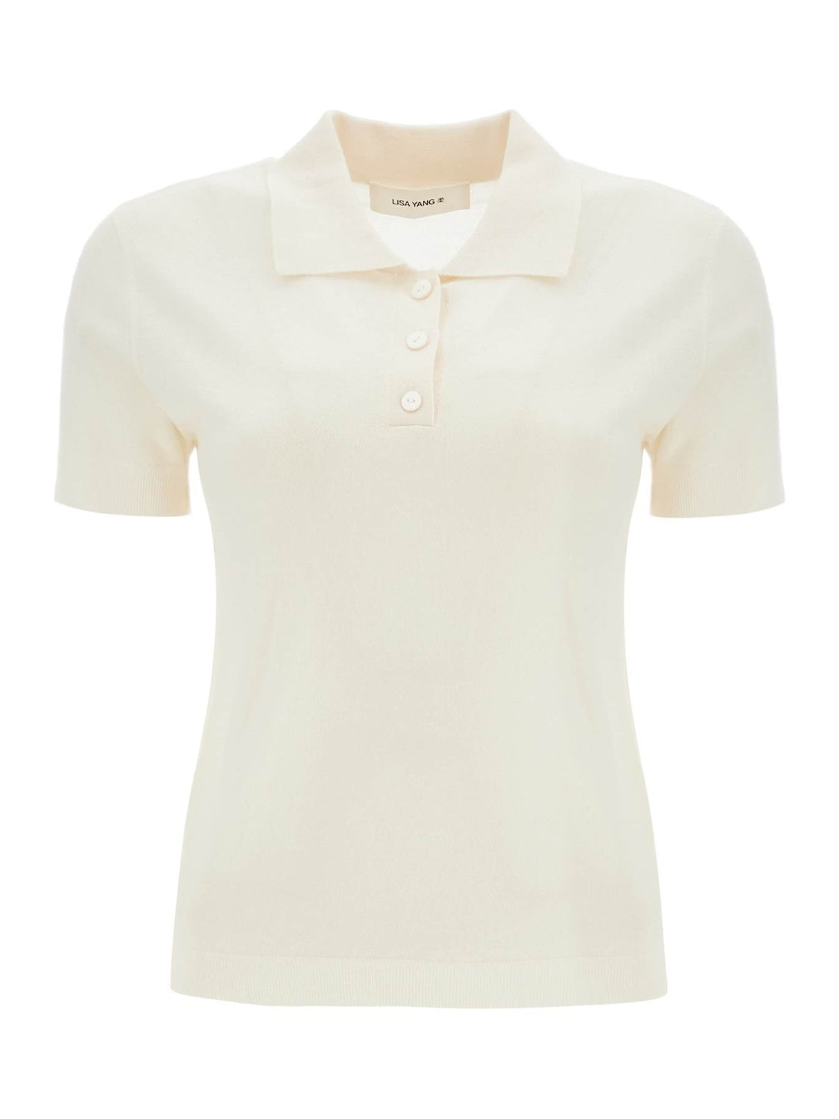 Nai Cashmere Polo Shirt-LISA YANG-JOHN JULIA