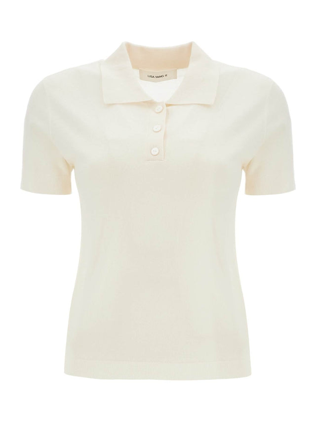 Nai Cashmere Polo Shirt-LISA YANG-JOHN JULIA