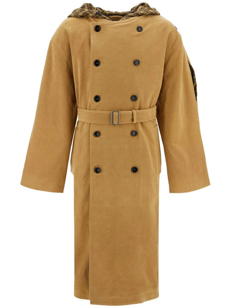 Stretch Twill Trench Coat Y PROJECT