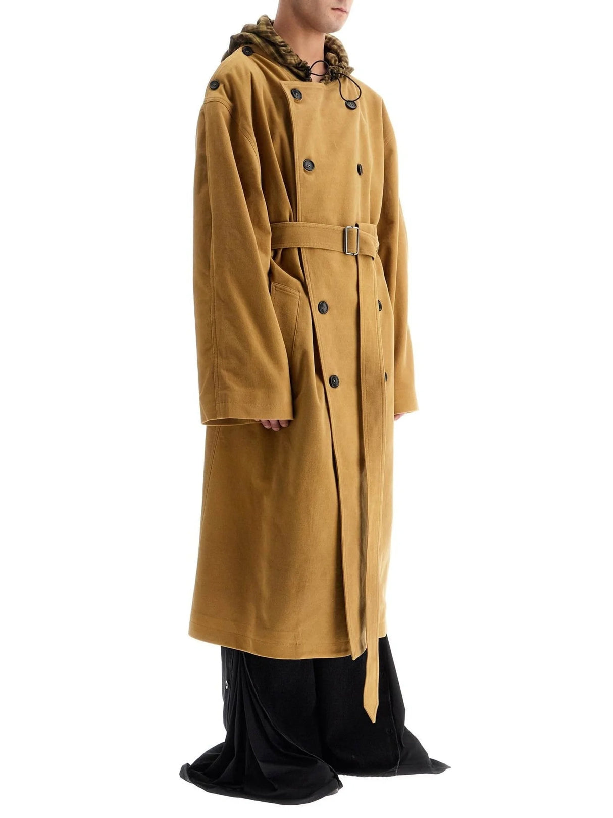 Stretch Twill Trench Coat Y PROJECT