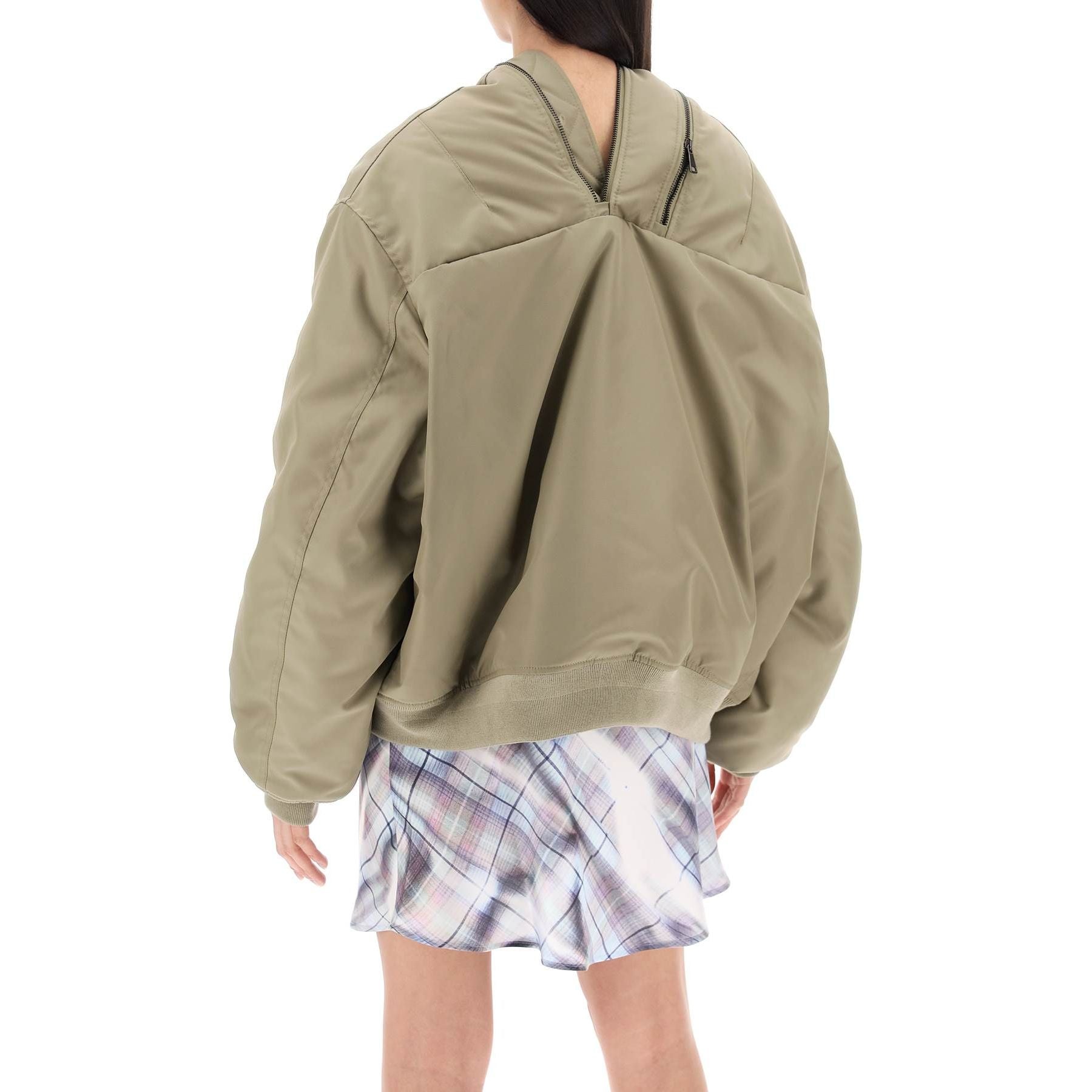 Nylon Bomber Jacket