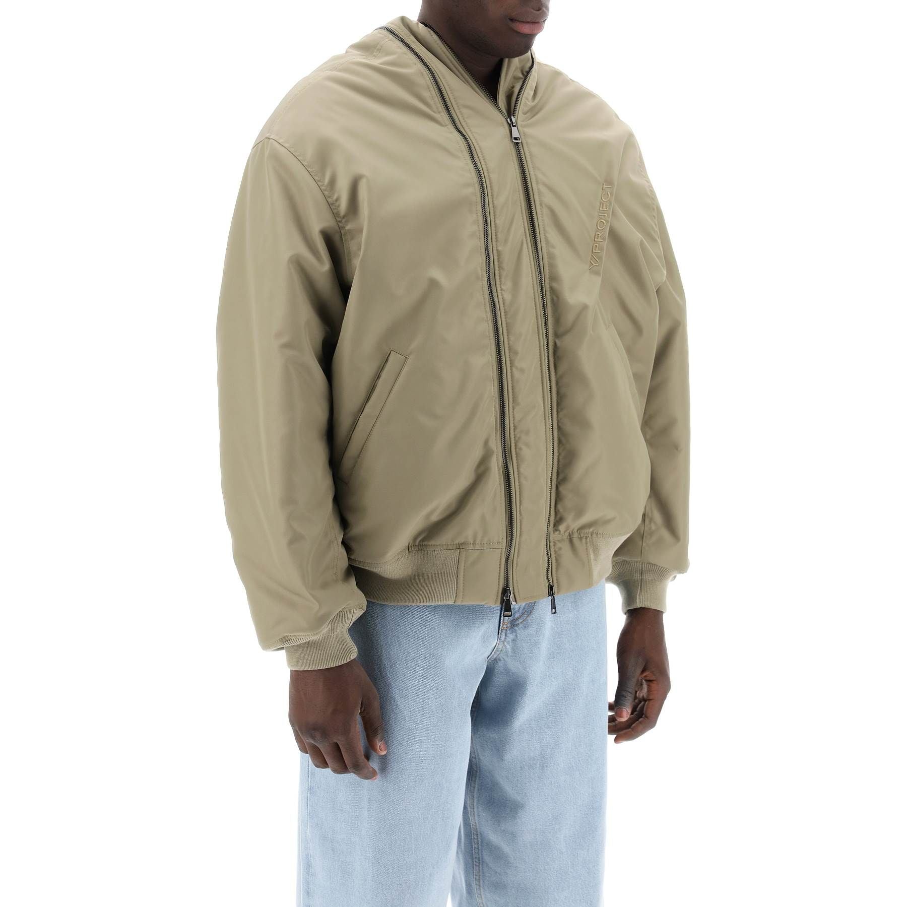 Nylon Bomber Jacket