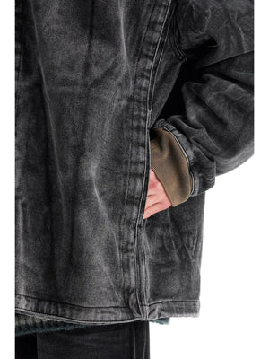 Velcro Hood Denim Jacket-Y/PROJECT-JOHN JULIA