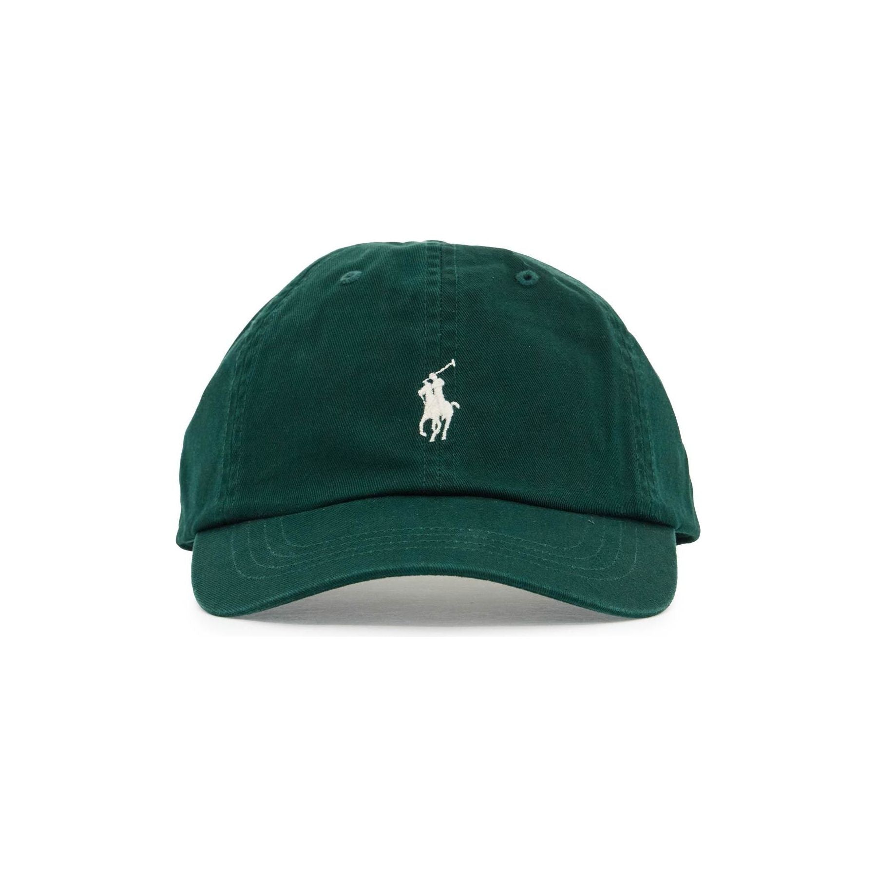 Baseball Cap With Embroidered Pony Logo