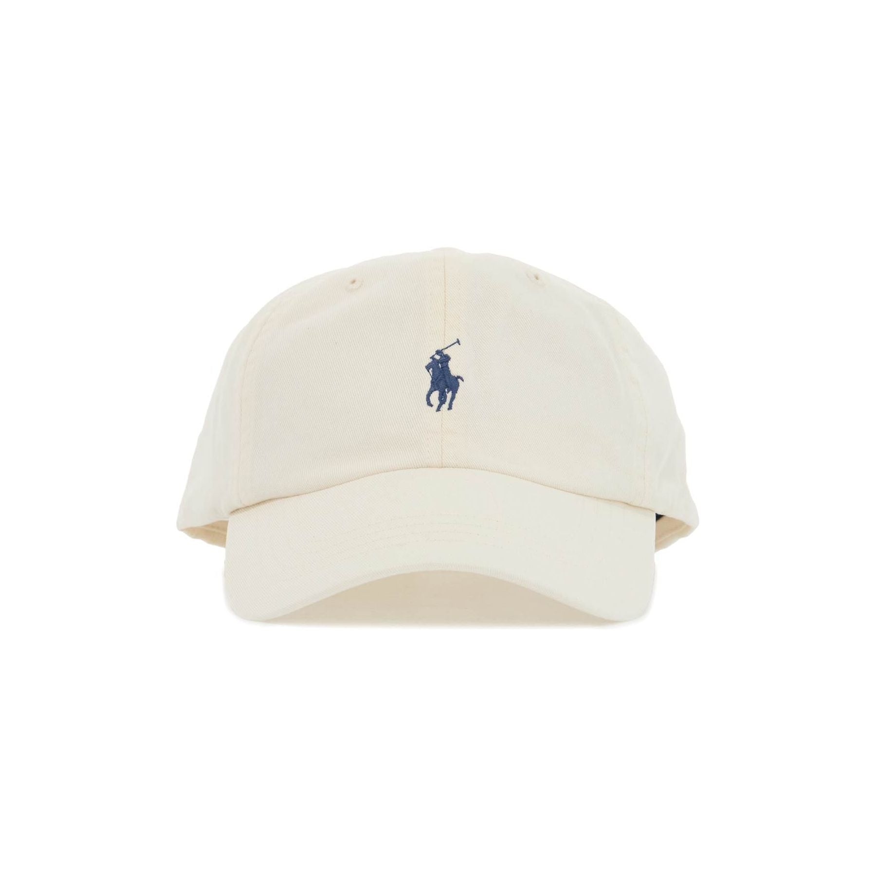 Baseball Cap With Embroidered Pony Logo